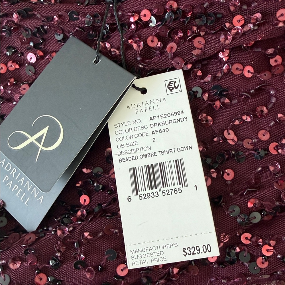 Time to sparkle this holiday season beautiful Adriana papell new dress - Picture 10 of 10
